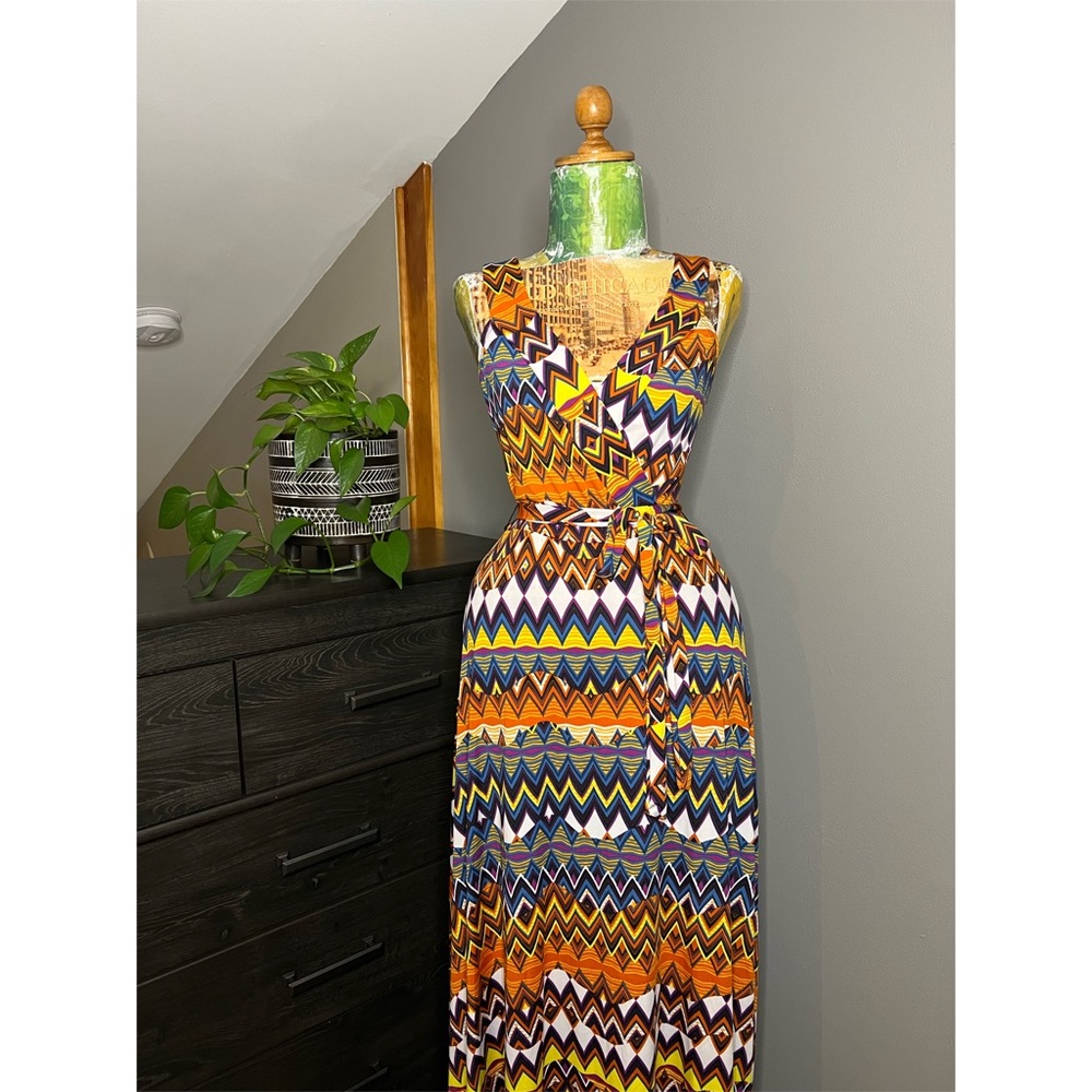 Multicolor Maxi Sundress